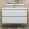 Тумба под раковину для ванной Uperwood Tanos 90 см, подвесная, белая матовая