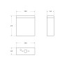 Бачок BelBagno SFERA-R BB2141T