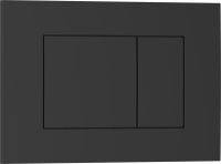 Кнопка смыва IBERICA BLANCA ESTI-S ABS-пластик, черный матовый (IB.B085.002.000)