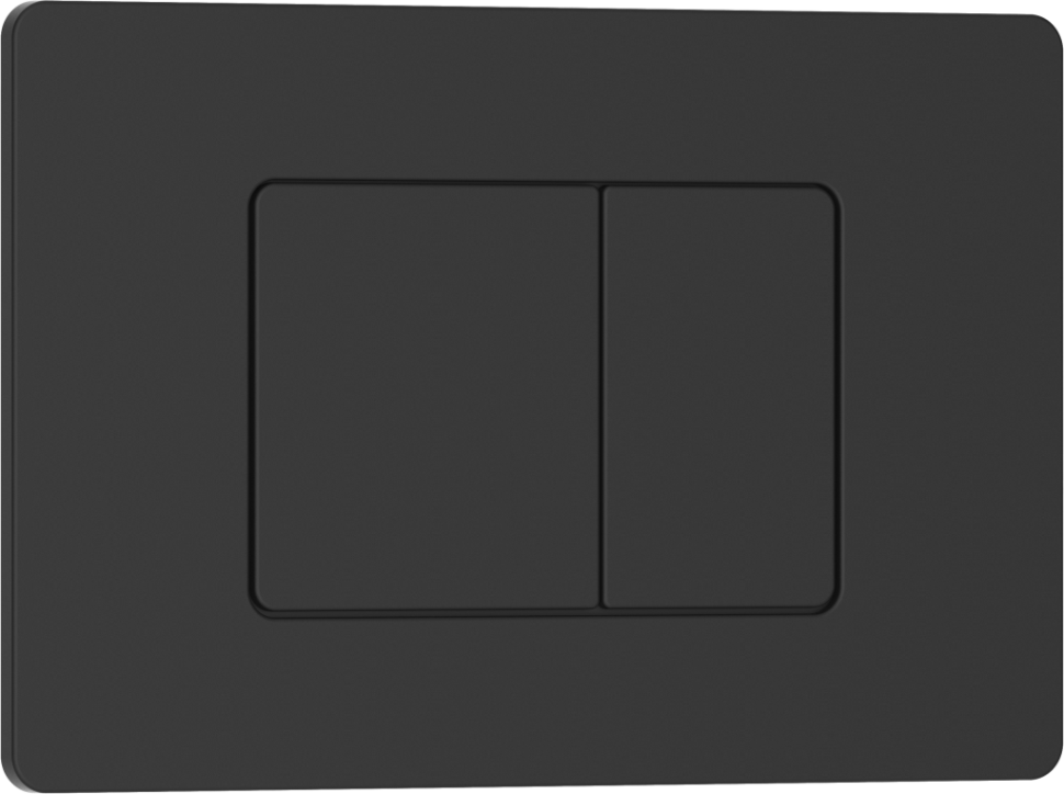 Комплект 2в1 IBERICA BLANCA инсталляция SILENCIO, кнопка смыва INOX-C черный матовый (IB001.112)