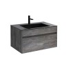 База под раковину Chiara 800 подвесная, 1 выкатной ящик soft-close, G.Stone