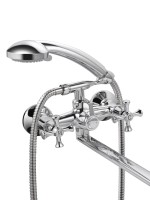 Смеситель для ванны с длинным изливом и гарнитуром OSGARD ORIT 83236