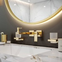 Диспенсер для жидкого мыла Hansgrohe AddStoris полированное золото 41745990
