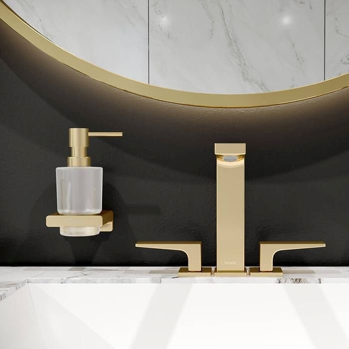 Диспенсер для жидкого мыла Hansgrohe AddStoris полированное золото 41745990