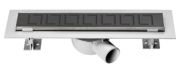 Душевой лоток Оптима (SAY OPTIMA) 601.80.B.M.S.BLOK, 80 см, матовый черный