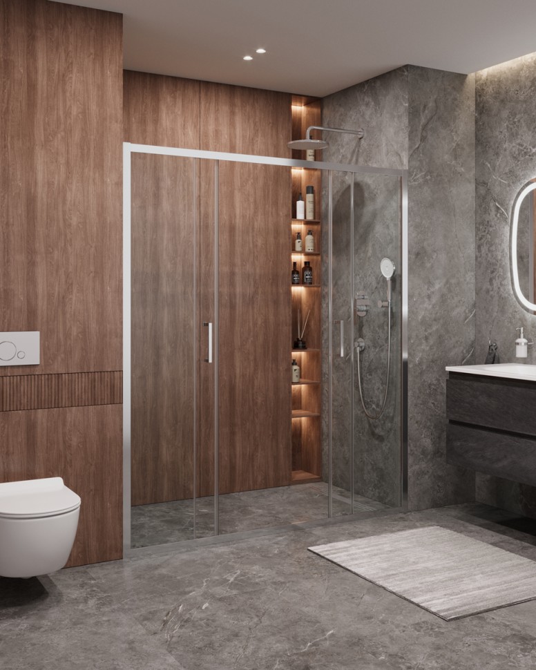 Душевая дверь CEZARES MOLVENO-BF-2-170-C-Cr-IV