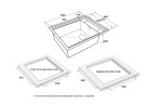 Мойка нерж. сталь SHELF 58 UNI, PM725846-BS, брашированная нерж.сталь, 580х460мм, Paulmark