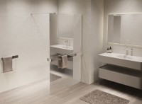 Душевая перегородка Walk-In VSW-1HR100MR, 1000*2000, хром, стекло зеркальное