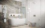 Шторка для ванны Ambassador Bath Screens 16041115 (110х140) хром,стекло прозрачное,раздвижная,1 место
