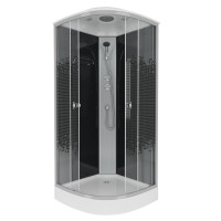 Душевая кабина Niagara Eco NG-4502-14 (100х100х215) низкий поддон(13см),стекло мозаика,3 места