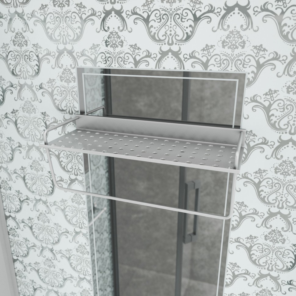 Душевая кабина Niagara Luxe NG-7799WBK (90x90х210) низкий поддон(15см),дверь распашная,стенки серебро,без крыши,4 места