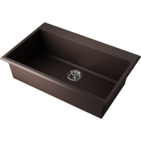 Кухонная мойка Omoikiri Tedori 79-DC Tetogranit/темный шоколад