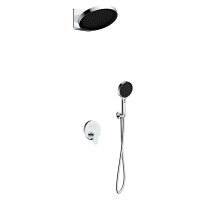 AQM 8402CR Набор для комплектации душа со смесителем, Хром