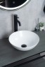Раковина Gid 9081W 51243 накладная белая 36x36x14