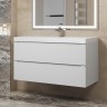 Тумба под раковину для ванной Uperwood Tanos 100 см, подвесная, белая матовая