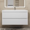 Тумба под раковину для ванной Uperwood Tanos 100 см, подвесная, белая матовая