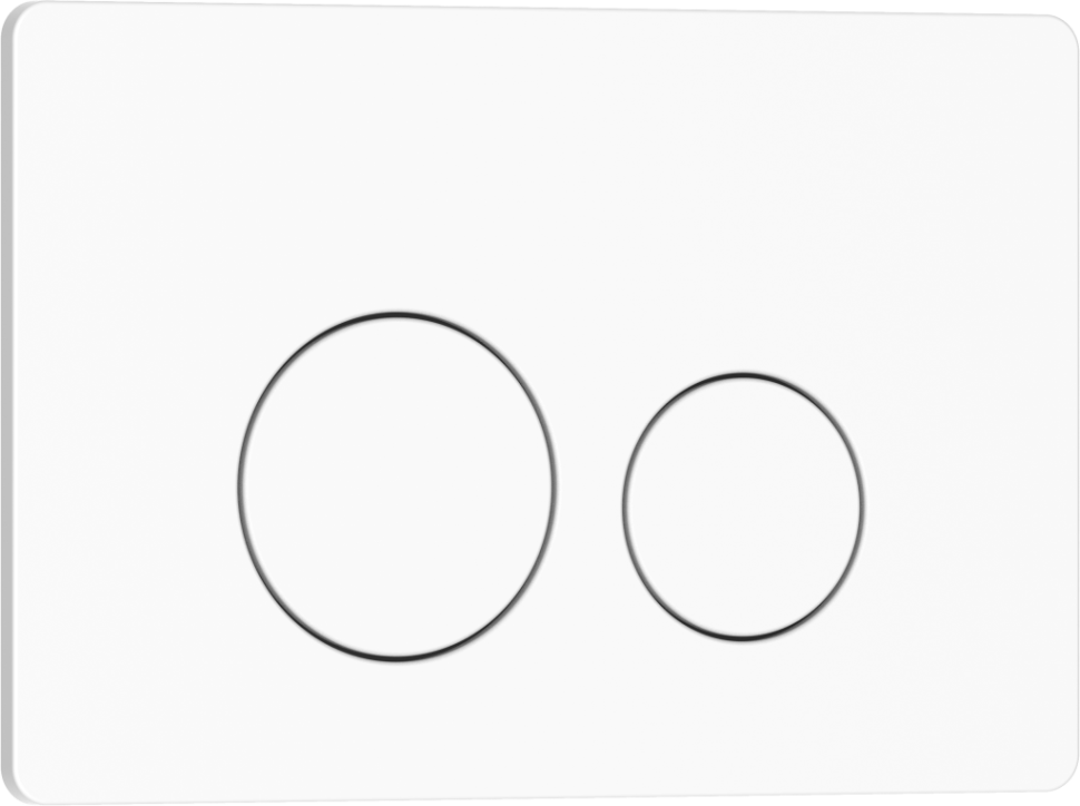 Комплект 2в1 IBERICA BLANCA инсталляция SILENCIO, кнопка смыва INOX-O белый матовый (IB001.811)