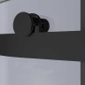 Душевой уголок Como-N VSR-4CN8016CLB, 1600*800, черный, стекло прозрачное