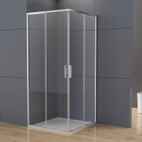 Душевой уголок Rapid-N VSS-3RN9012E10CL, (800-900)x(1100-1200), хром, стекло прозрачное