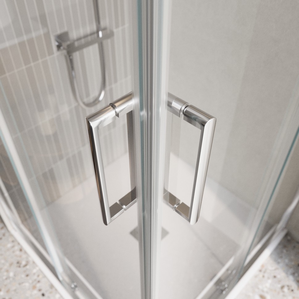 Душевой уголок BelBagno LUCE-A-2-90-C-Cr