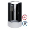 Душевая кабина Niagara Classic NG-2509-14BK (100х100х200) высокий поддон(40см),стекло тонированное,4 места