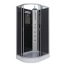 Душевая кабина Niagara Classic NG-3512-14RBKTG (120х80х210) низкий поддон(13см),стекло тонированное,3 места