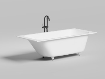 Ванна встраиваемая ORLANDA KIT 180x80 S-Sense Глянцевое