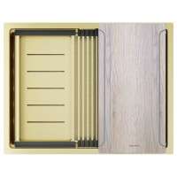 Мойка нерж. сталь NEXT-MULTI SINK 58 UNI, PM785845-BG, брашированное золото, 580х450мм, Paulmark