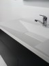 Раковина для ванной кварцевая Uperwood Lotus Quartz 80х50х13 см, белая матовая, жасмин