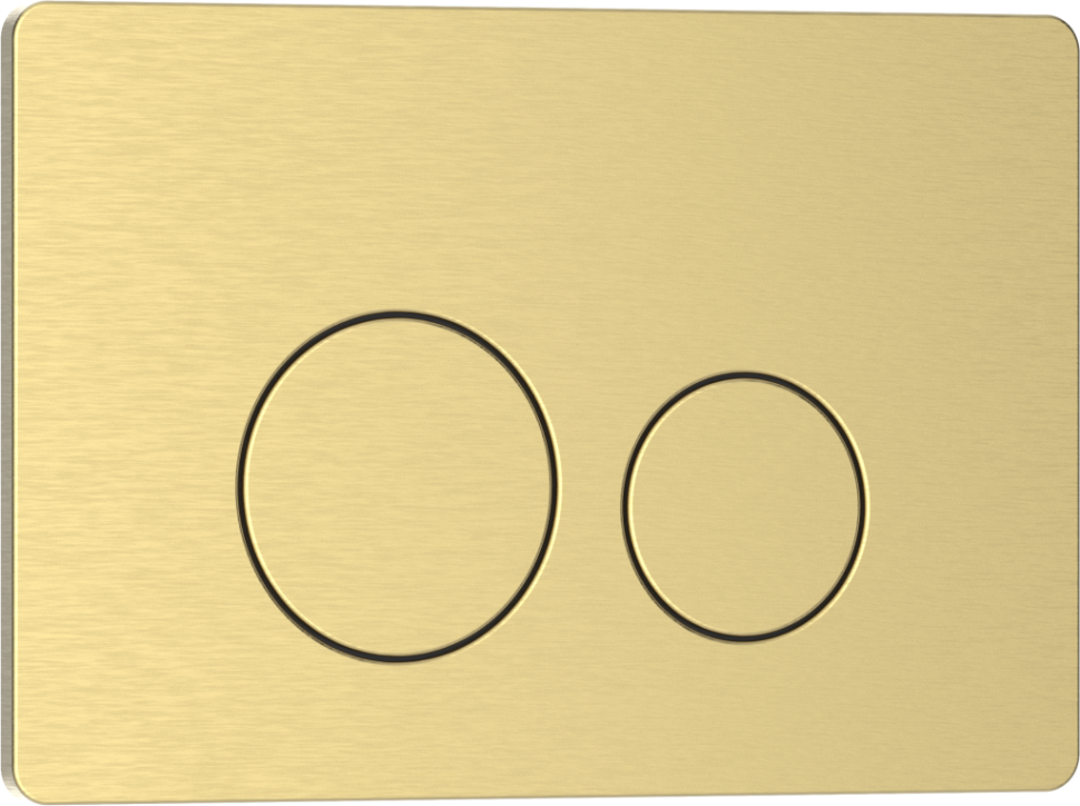 Комплект 2в1 IBERICA BLANCA инсталляция SILENCIO, кнопка смыва INOX-O золото матовое (IB001.815)