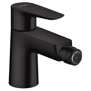 Смеситель для биде Hansgrohe Talis E, со сливным гарнитуром 71720670 черный матовый