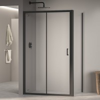 Душевой уголок RGW 120х120х195 см PA-74B PA-14B + Z-050-2B Прямоуг., Чёрный, Прозрачное, 6 мм Easy Clean (410874122-14)