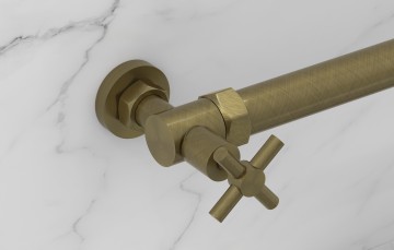 Вентиль угловой крест (G 1" НР х G 3/4" НГ)