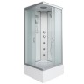 Душевая кабина Niagara Classic NG-1108-14G (90х90х215) средний поддон(26см),стекло матовое,4 места с полкой