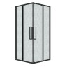 Душевое ограждение Grossman Cosmo 300.K33.02.9090.21.02 (90х90х195) квадрат,раздвижная,черный матовый,стекло шиншилла, 1 место