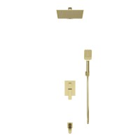 Душевая система скрытого монтажа Grossman Style 501.K35.05.320 золото сатиновый,1 место