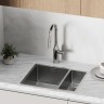 Смеситель для кухни SANCOS Grand с вытяжным изливом, цвет нержавеющая сталь, арт. SC4002BNG