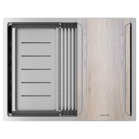Мойка нерж. сталь NEXT-MULTI SINK 58 UNI, PM785845-BS, брашированная нерж.сталь, 580х450мм, Paulmark