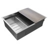 Мойка нерж. сталь NEXT-MULTI SINK 58 UNI, PM785845-BS, брашированная нерж.сталь, 580х450мм, Paulmark