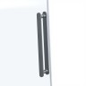 Душевая дверь Como Soft VDS-1CS110CLGM, 1100, вороненая сталь, стекло прозрачное