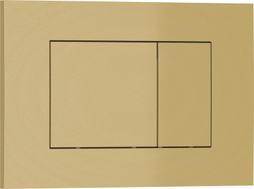 Кнопка смыва IBERICA BLANCA ESTI-S ABS-пластик, золото матовое (IB.B085.005.000)