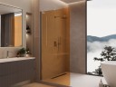 Душевая перегородка Волк-Ин (Walk-In) VLSW-1H900GS, 900*2000, хром, стекло янтарь