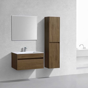 База под раковину Кьяра (Chiara) 800 подвесная, 1 выкатной ящик микролифт, T. Oak