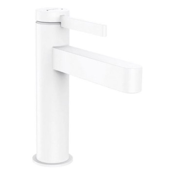 Смеситель для раковины Hansgrohe Finoris со сливным гарнитуром 76020700, белый матовый