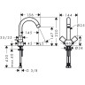 Смеситель для раковины Hansgrohe Logis 71222000 хром