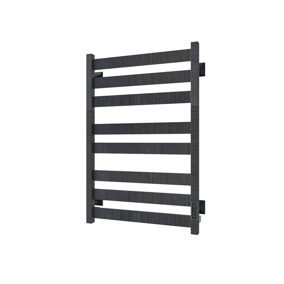 Полотенцесушитель электрический Piatto, 50/80, графит брашинг