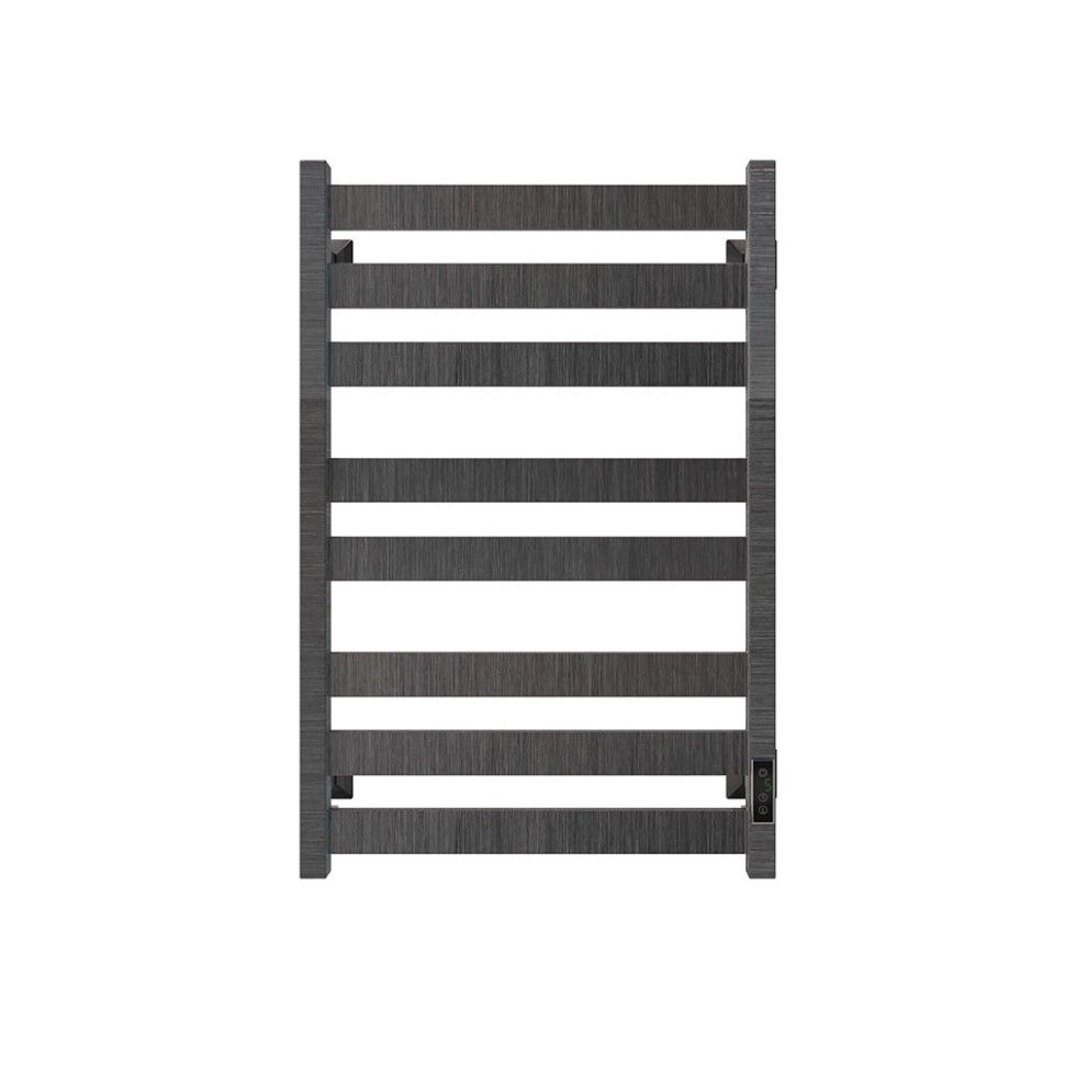 Полотенцесушитель электрический Piatto, 50/80, графит брашинг