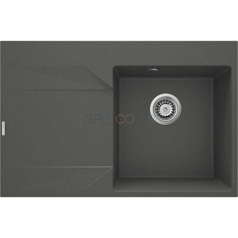 Гранитная мойка, 1-чаша с осушкой - левый