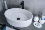 Раковина Gid N9012 51106 накладная белая 50x36x14