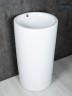 Раковина Gid Nb163 81107 накладная белая 46x46x85